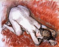 Degas, Edgar - Kneeling Nude